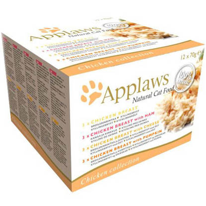 Picture of Applaws Cat tin Multi Pack Chicken 12 x 70g