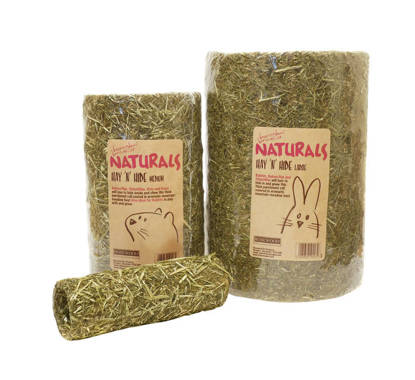 Picture of Naturals Hay n Hide Gnaws Tube - Small